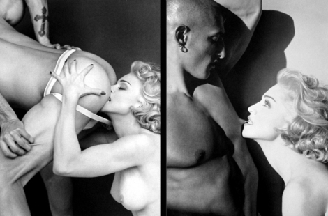 If you think Miley Cyrus or Rhianna are too much, then ask Madonna back in '92 (Erotica album)